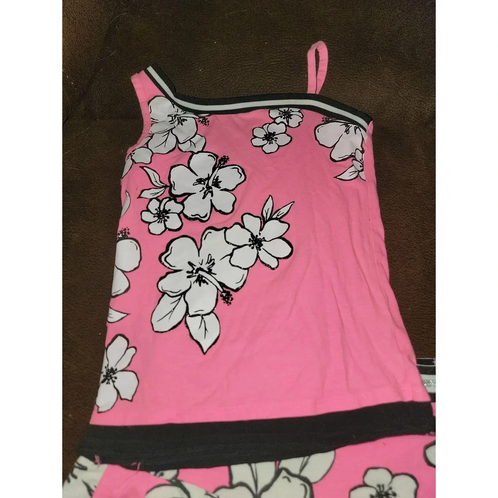 Justice pink hibiscus